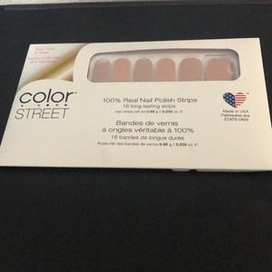color street nail polish strips mauve color